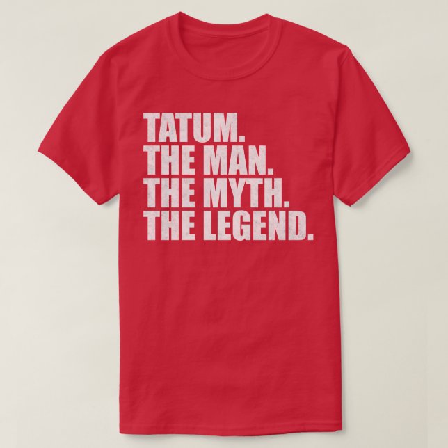 TatumTatum Name Tatum Vorname T-Shirt (Design vorne)
