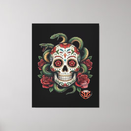TATV-skull04 Leinwanddruck