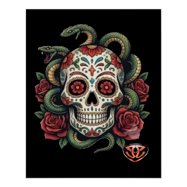 TATV-skull04 Poster (Vorderseite)