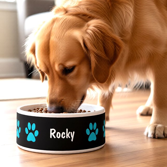 Tatze druckt große Hundeschüssel Napf (Von Creator hochgeladen)