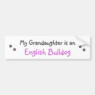 Tatze druckt, Tatzendrucke, mein Grandaughter Autoaufkleber