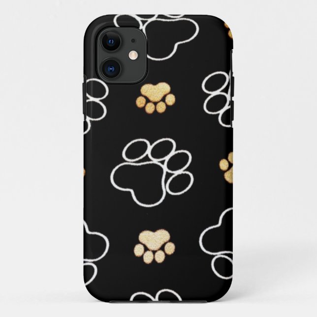 Tatze druckt Templare Geschenke Case-Mate iPhone Hülle (Rückseite)