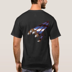 Tatze u. Stolz-(lederner) T - Shirt