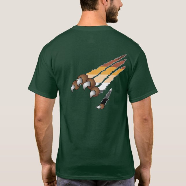 Tatze u. T - Shirt des Stolz-(Bär) (Rückseite)