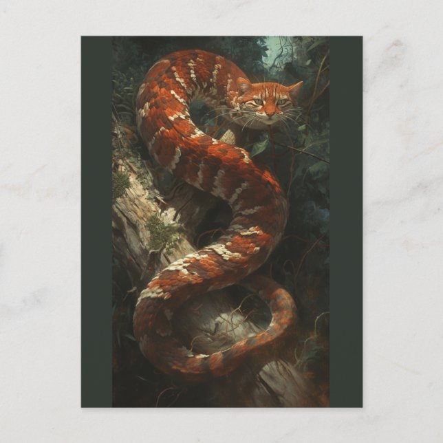 Tatzelwurm Postkarte (Vorderseite)