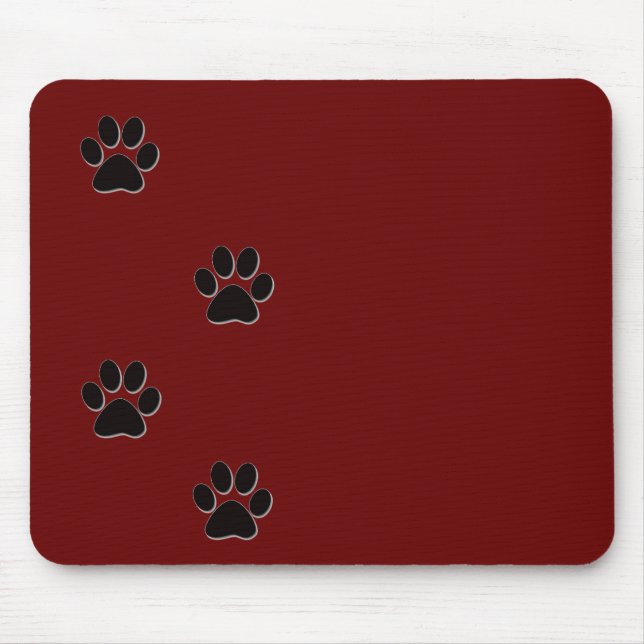 Tatzen-Druck Mousepad (Vorne)