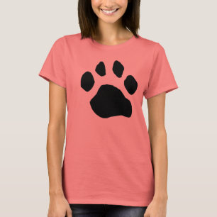Tatzen-Druck-Shirts T-Shirt