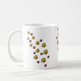 Tatzen-Drucke Tasse
