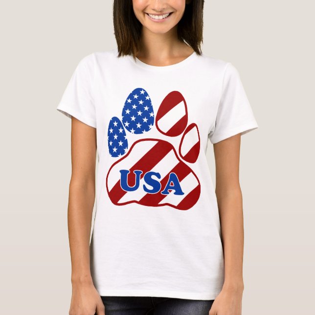 TATZEN-FLAGGE USA.png T-Shirt (Vorderseite)