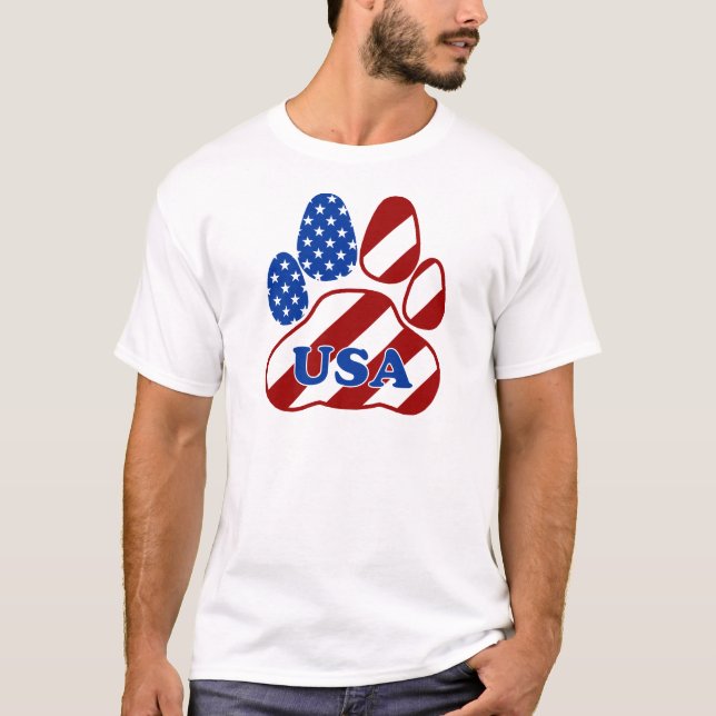 TATZEN-FLAGGE USA.png T-Shirt (Vorderseite)