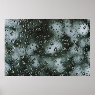 Tau auf Glas Poster
