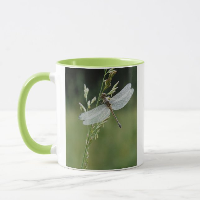 Tau bedeckte Darner Libelle Tasse (Links)