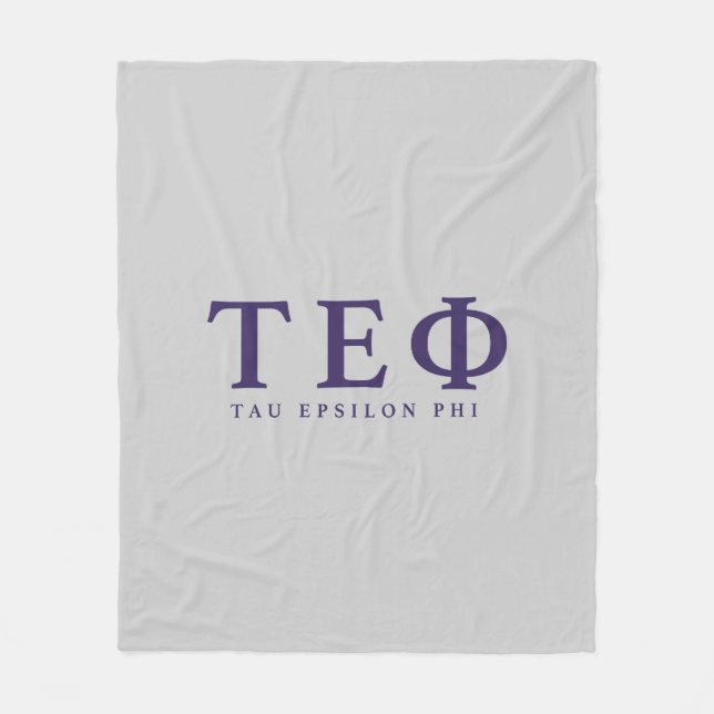 Tau Epsilon Phi Buchstaben Fleecedecke (Vorderseite)