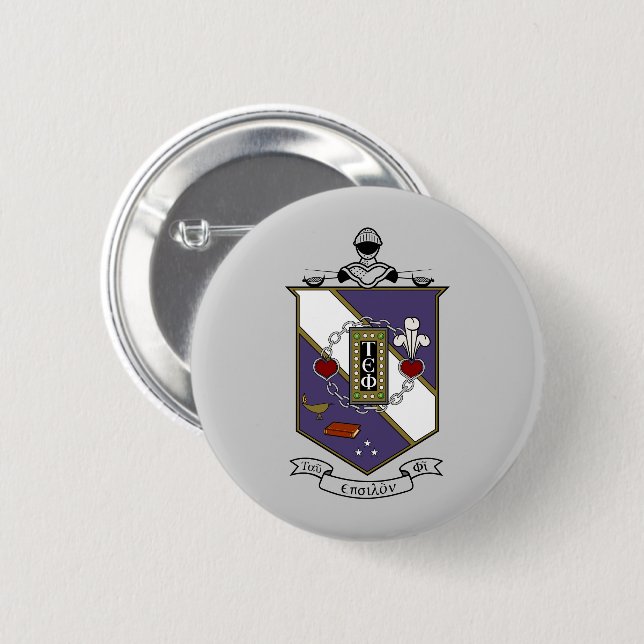 Tau Epsilon Phi Tau Wappen Button (Vorne & Hinten)