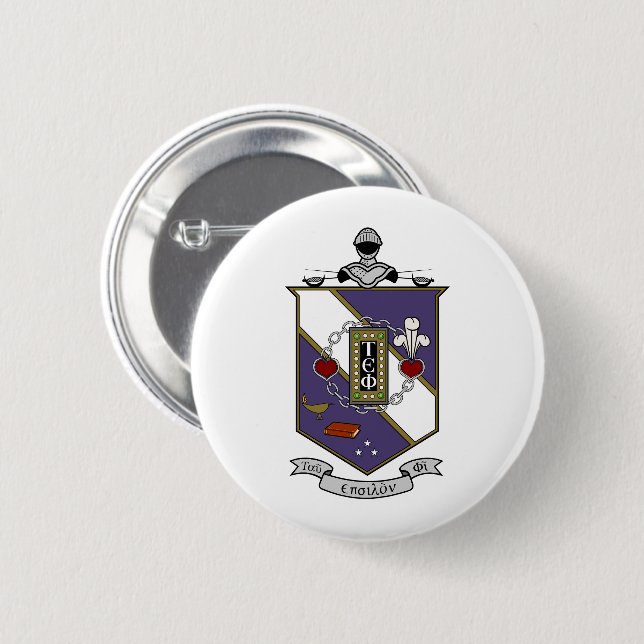 Tau Epsilon Phi Tau Wappen Button (Vorne & Hinten)