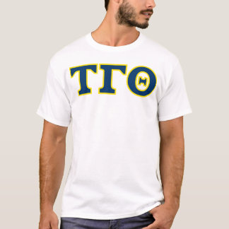 Tau Gamma Theta Letters T - Shirt - Weiß