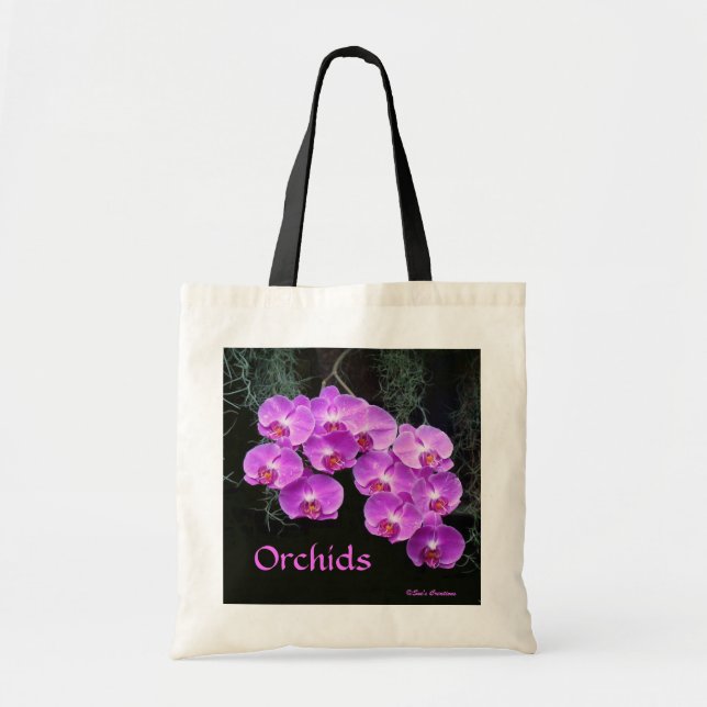 Tau-Geküsste Orchideen Tragetasche (Vorne)