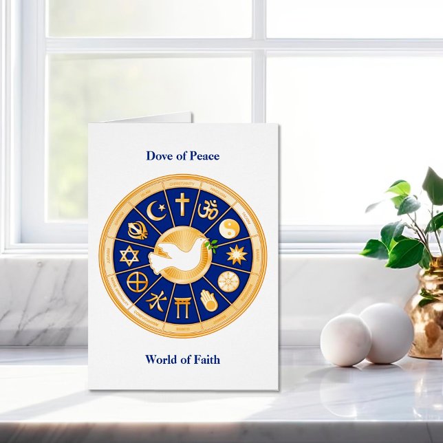 Taube (Dove of Peace in a World of Faith. )