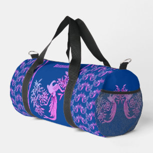 Taube auf Branch Bird Motif Art Personalisiert Duffle Bag