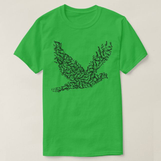 Taube aus Frieden T-Shirt (Design vorne)