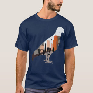 Taube Bird Town Dove Archimedes City Deaf-Geschenk T-Shirt