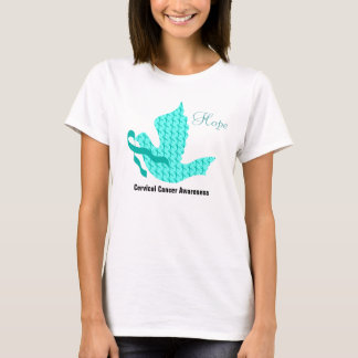 Taube der Hoffnung - aquamarines Band T-Shirt