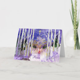 "Taube des Engels Friedens" Feiertagskarte