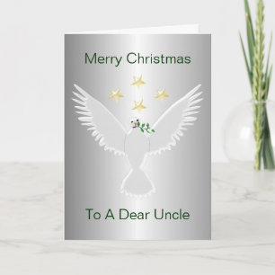 Taube des Friedens auf Weihnachten