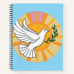 Taube des Friedens Christliches Glaubensjournal Notizbuch
