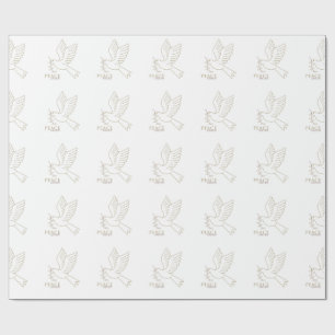 Taube des Friedens Geschenkpapier