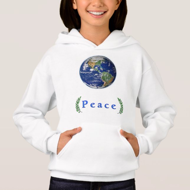 Taube des Friedens Hoodie (Vorderseite)