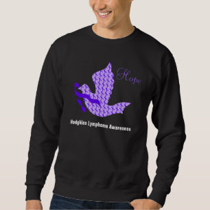 Taube des Hoffnungs-violetten Bandes - Morbus Sweatshirt