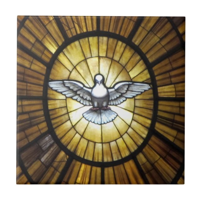 Taube Fliese (Vorderseite)