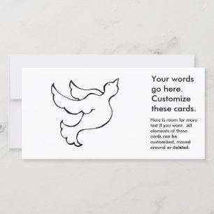 Taube hoffnungsvolle Vögel Spaß einfach zeichnend 