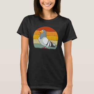 Taube im Retro-Stil Vintage T-Shirt