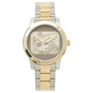 Taube im Wald Armbanduhr