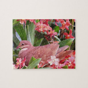 Taube in Blume Puzzle
