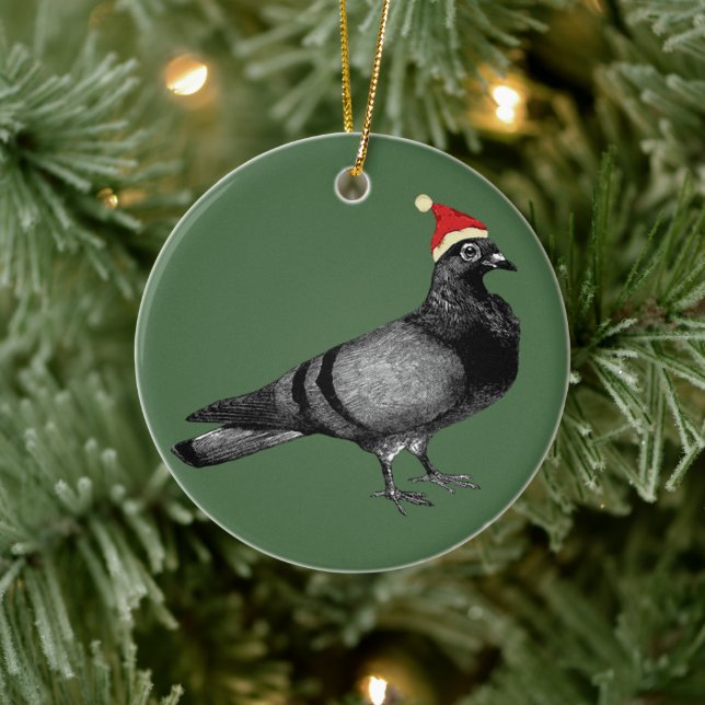 Taube Keramik Ornament (Baum)