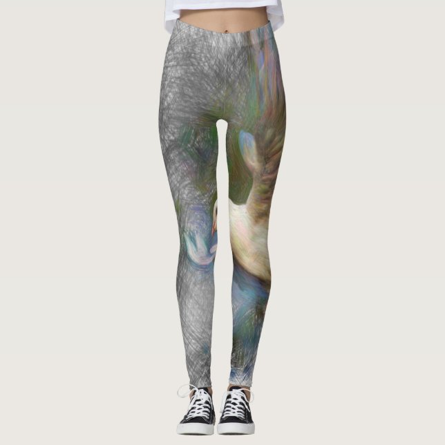 Taube Leggings (Vorderseite)