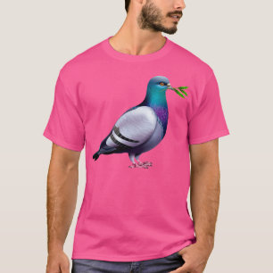 Taube lila 1 T-Shirt