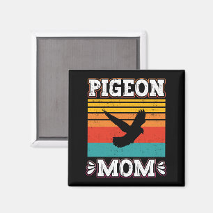 Taube Mama Bird Fly Animal Niedlich Pigeon Birds R Magnet