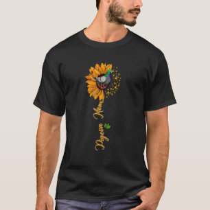 Taube Mama Niedlich Sonnenblume Taube Bird Lover M T-Shirt