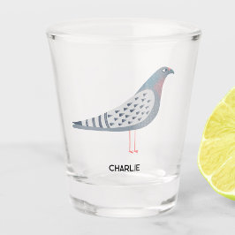Taube Schnapsglas