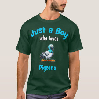 Taube-Shirt für Jungen-Kinder-Taube T-Shirt