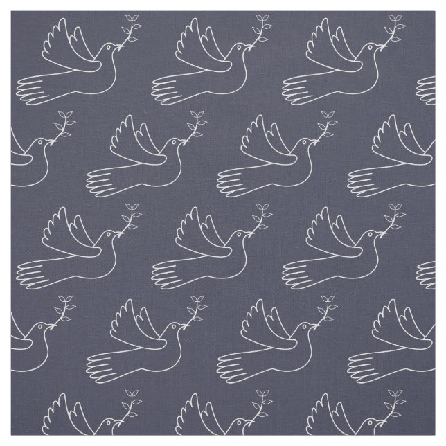 Taube Stoff (Muster)