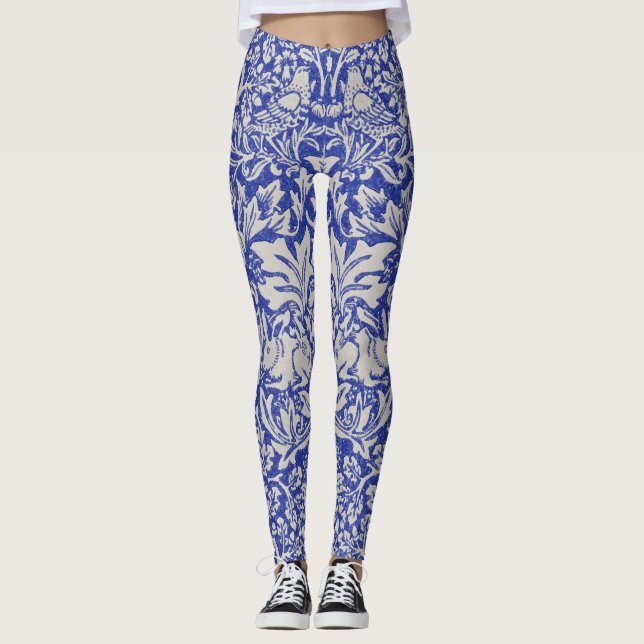 Taube und Kaninchen, William Morris Leggings (Vorderseite)