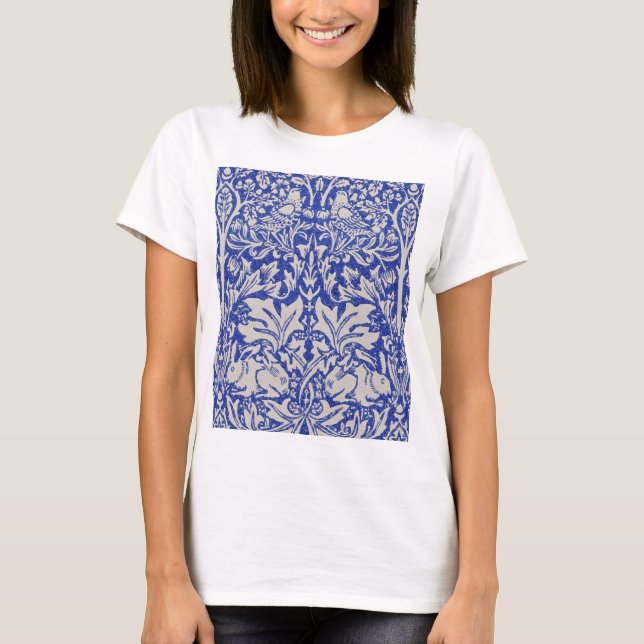 Taube und Kaninchen, William Morris T-Shirt (Vorderseite)