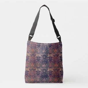 Taube und Rose Art Nouveau William Morris Muster Tragetaschen Mit Langen Trägern