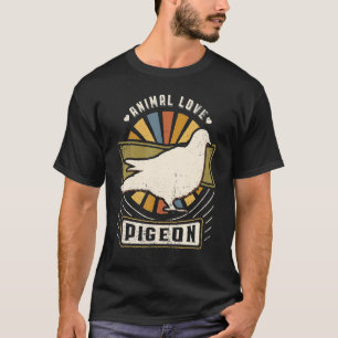 Taube Vintage Klassiker Retro Tier T-Shirt