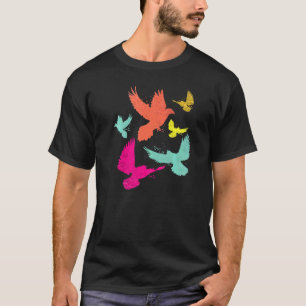 Taube Vogel Tier Taube Rennen Farbige Taube T-Shirt